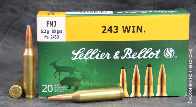 Sellier&Bellot .243 WIN FMJ Hornady 5.2 g